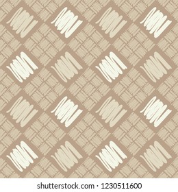 Seamless abstract geometric pattern. Texture patchwork. Netting. Vector pattern. Mosaic texture. Can be used for wallpaper, textile, invitation card, wrapping, web page background.