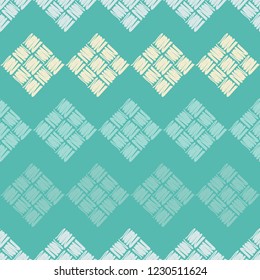 Seamless abstract geometric pattern. Texture patchwork. Netting. Vector pattern. Mosaic texture. Can be used for wallpaper, textile, invitation card, wrapping, web page background.