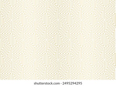 Seamless Abstract geometric pattern Thin line texture, monochrome triangular grid. Seamless linear rapport. laser engraving and cutting, fabric, textile, cover, wrapping paper, background.