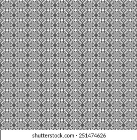Seamless abstract geometric pattern. Traditional Ukrainian embroidery. Hipster background. Pixel art.