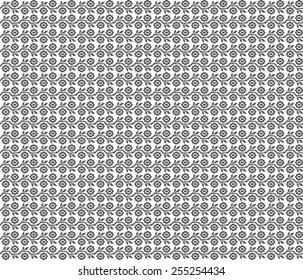 Seamless abstract geometric pattern. Traditional Ukrainian embroidery. Hipster background. Pixel art.