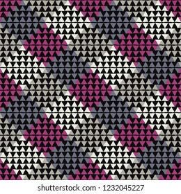 Seamless abstract geometric pattern. Triangles. Vector pattern. Mosaic texture. Can be used for wallpaper, textile, invitation card, wrapping, web page background.