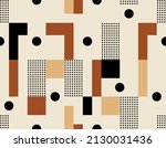 Seamless abstract geometric pattern. Vector Illustration.