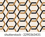 Seamless abstract geometric pattern. Vector Illustration.