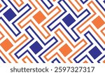 Seamless abstract geometric pattern. Vector Illustration. Reflectarray antenna background.