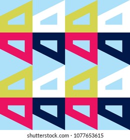 Seamless abstract geometric pattern. A seamless vector background. Textile rapport.