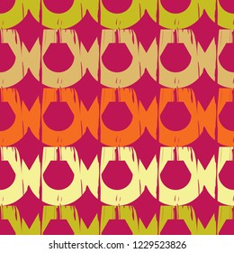 Seamless abstract geometric pattern. Vector pattern. Mosaic texture. Can be used for wallpaper, textile, invitation card, wrapping, web page background.