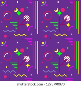 Seamless, abstract, geometric pattern. Vector illustration.