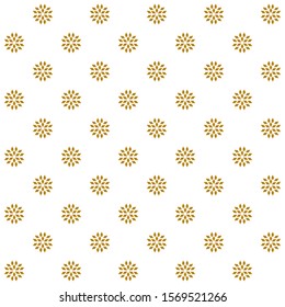 Seamless abstract of geometric pattern vector. Design rhombus polar gold on white background. Design print for illustration, texture, textile, wallpaper, background. Set 2