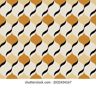 Seamless abstract geometric pattern. Vector Illustration.
