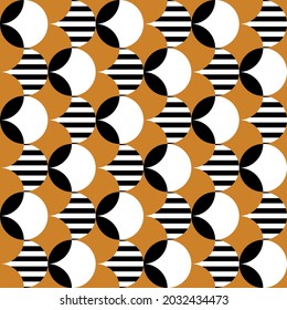 Seamless abstract geometric pattern. Vector Illustration.
