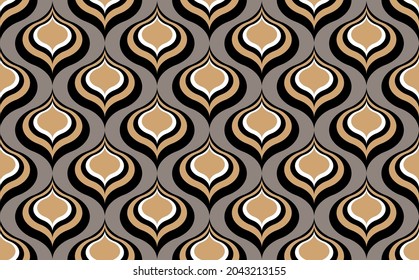 Seamless abstract geometric pattern. Vector Illustration.