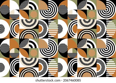Seamless abstract geometric pattern. Vector Illustration.