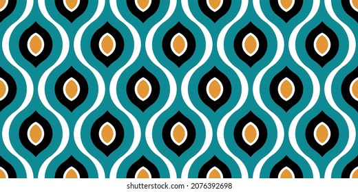 Seamless abstract geometric pattern. Vector Illustration.