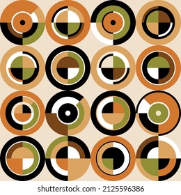 Seamless abstract geometric pattern. Vector Illustration.