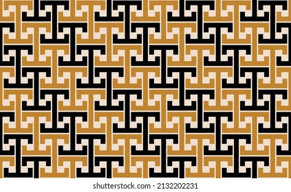 Seamless abstract geometric pattern. Vector Illustration.