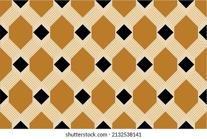 Seamless abstract geometric pattern. Vector Illustration.