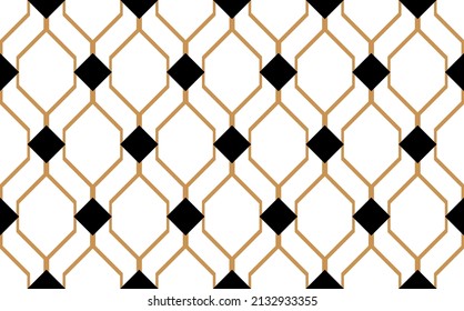 Seamless abstract geometric pattern. Vector Illustration.