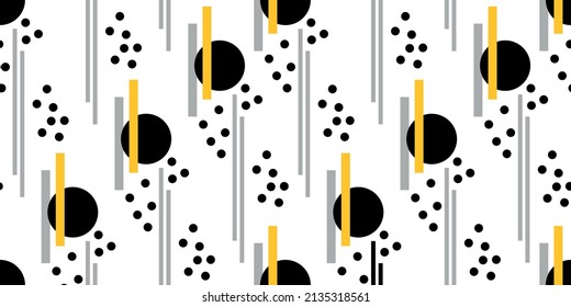 Seamless abstract geometric pattern. Vector Illustration.