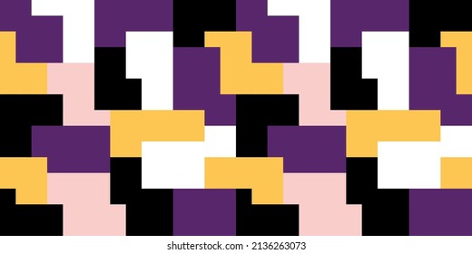 Seamless abstract geometric pattern. Vector Illustration.
