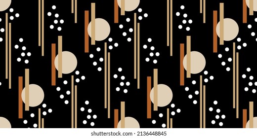 Seamless abstract geometric pattern. Vector Illustration.