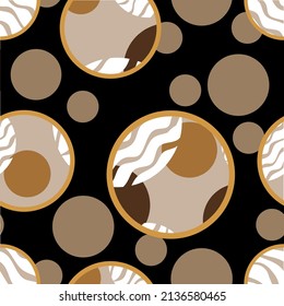 Seamless abstract geometric pattern. Vector Illustration.