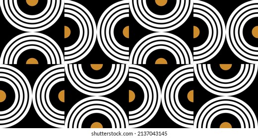 Seamless abstract geometric pattern. Vector Illustration.