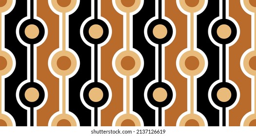 Seamless abstract geometric pattern. Vector Illustration.