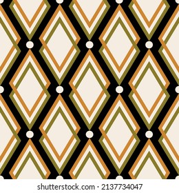 Seamless abstract geometric pattern. Vector Illustration.