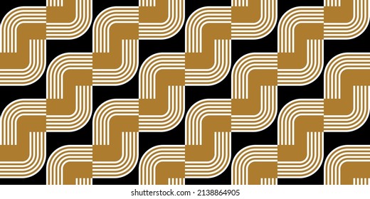 Seamless abstract geometric pattern. Vector Illustration.