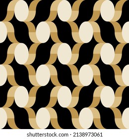 Seamless abstract geometric pattern. Vector Illustration.