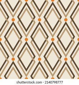 Seamless abstract geometric pattern. Vector Illustration.