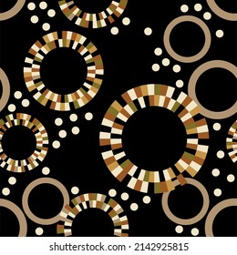 Seamless abstract geometric pattern. Vector Illustration.