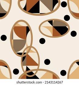 Seamless abstract geometric pattern. Vector Illustration.
