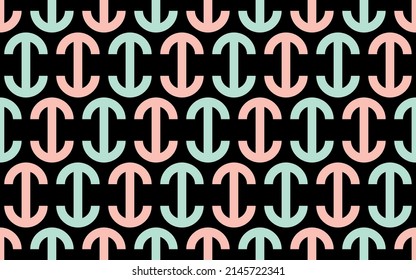 Seamless abstract geometric pattern. Vector Illustration.