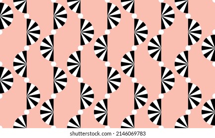 Seamless abstract geometric pattern. Vector Illustration.