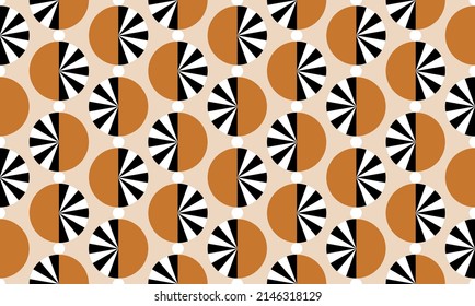 Seamless abstract geometric pattern. Vector Illustration.