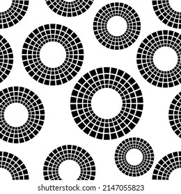 Seamless abstract geometric pattern. Vector Illustration.