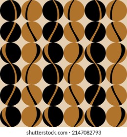 Seamless abstract geometric pattern. Vector Illustration.