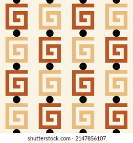 Seamless abstract geometric pattern. Vector Illustration.