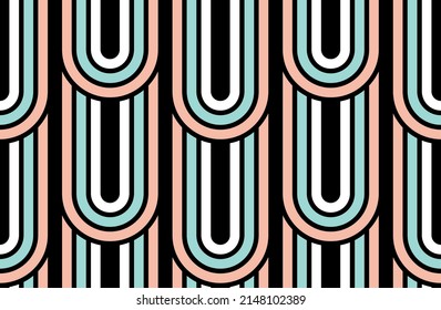 Seamless abstract geometric pattern. Vector Illustration.