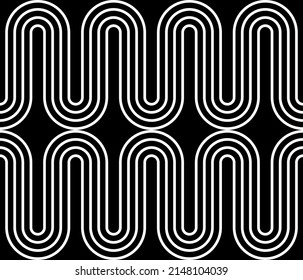 Seamless abstract geometric pattern. Vector Illustration.