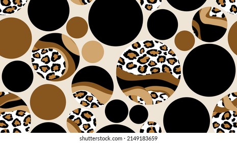 Seamless abstract geometric pattern. Vector Illustration.
