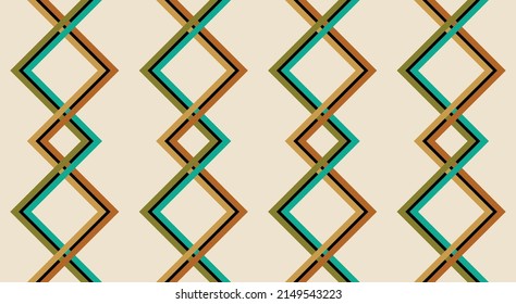 Seamless abstract geometric pattern. Vector Illustration.