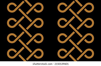 Seamless abstract geometric pattern. Vector Illustration.