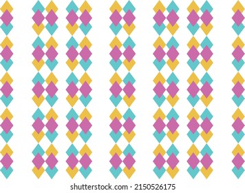Seamless abstract geometric pattern. Vector Illustration with soft colors.