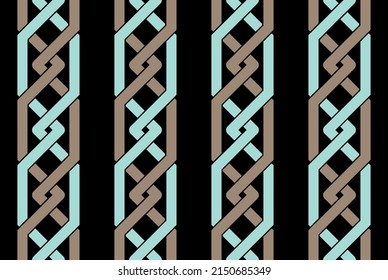 Seamless abstract geometric pattern. Vector Illustration.