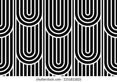 Seamless abstract geometric pattern. Vector Illustration.