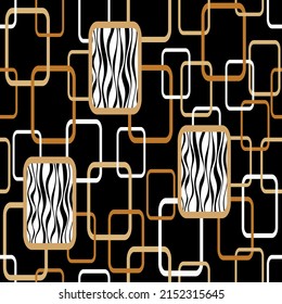 Seamless abstract geometric pattern. Vector Illustration.