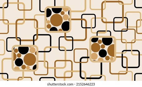 Seamless abstract geometric pattern. Vector Illustration.